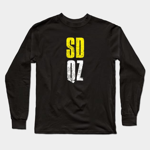 San Diego Quarantine Zone Long Sleeve T-Shirt by Poptastic